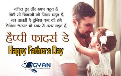 फादर्स डे का महत्व निबंध पिता दिवस पर शायरी | Fathers Day Importance Celebration and Shayari in hindi