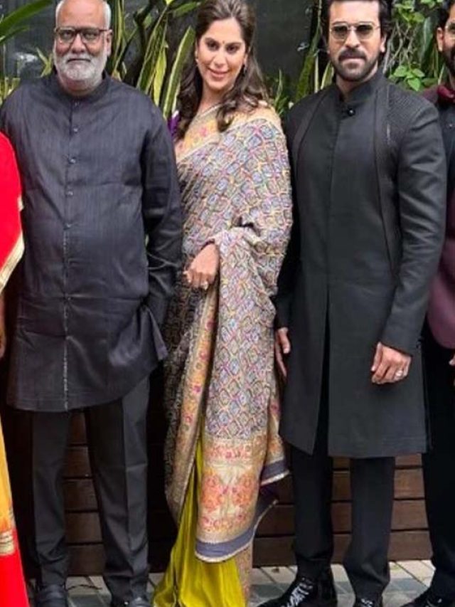 प्रेग्नेंट हैं रामचरण की पत्नी, Golden Globes में पहनी साड़ी, सादगी ने जीता दिल