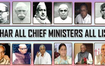 बिहार के सभी मुख्यमंत्रियों की सूची । Bihar All Chief Ministers List