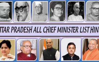 उत्तर प्रदेश के मुख्यमंत्रियों की सूची । Uttar Pradesh all chief minister list Hindi