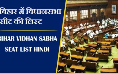 बिहार में विधानसभा सीट की लिस्ट | Bihar Vidhan Sabha Seat List Hindi
